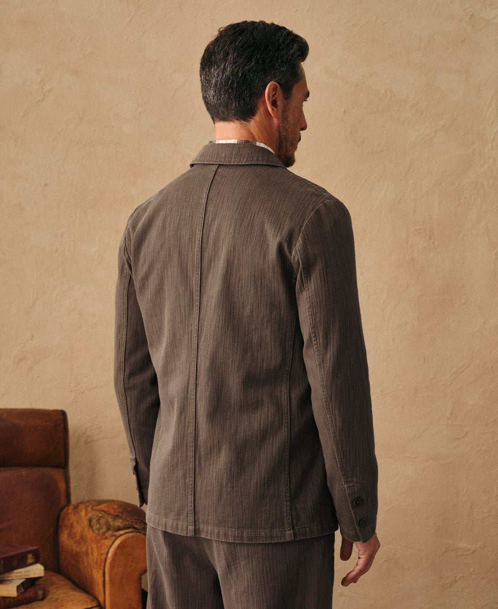 1930s Herringbone Relaxed Blazer