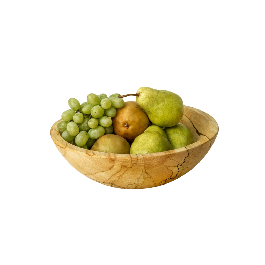Round Spalted Maple Bowl